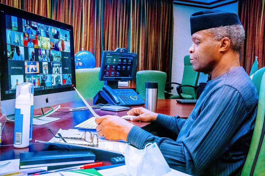 VP Osinbajo Presides Over Virtual Meeting Of The National Economic Council On 09/07/2020