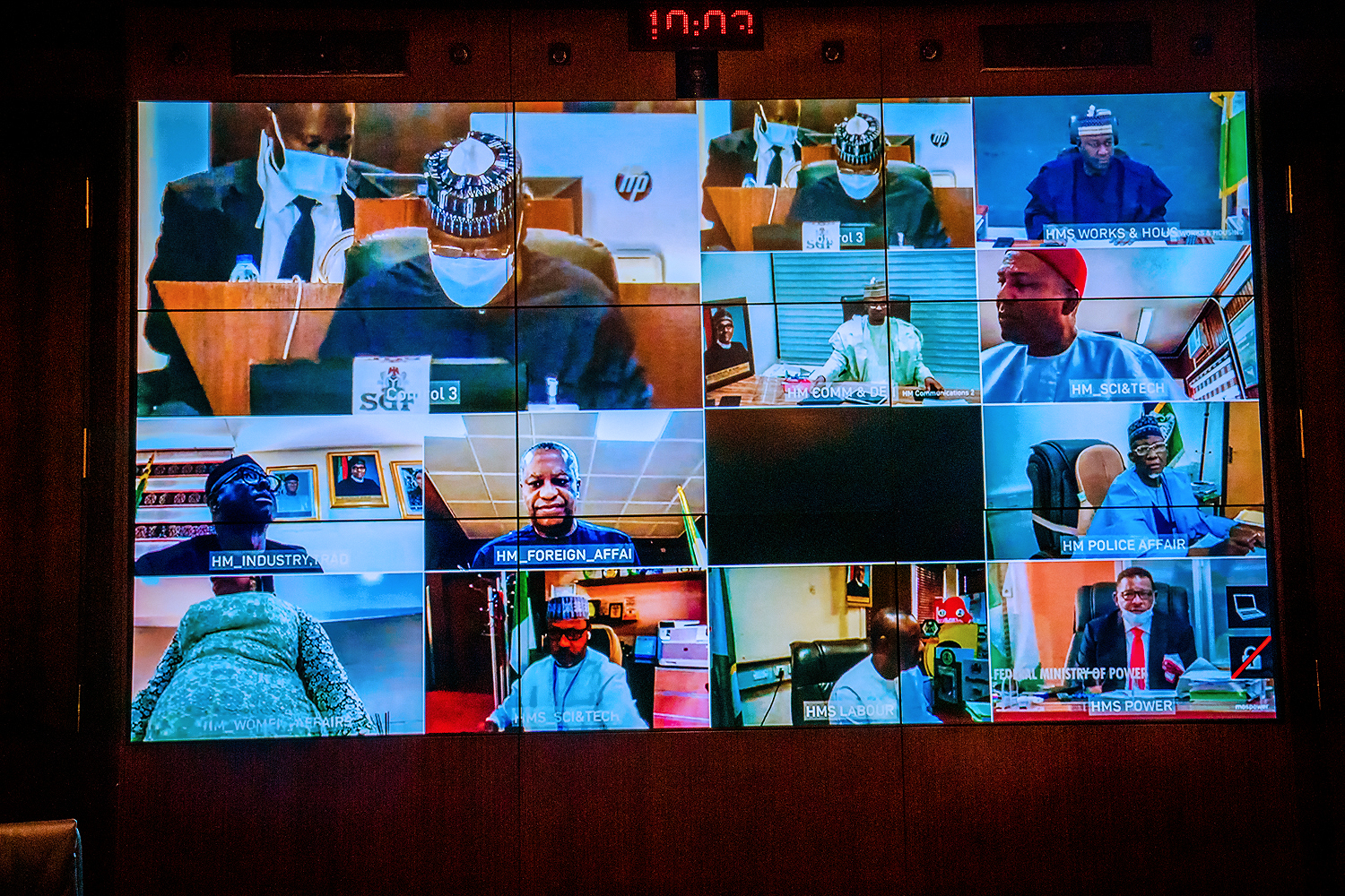 President Buhari Presides Over Federal Executive Council Virtual Meeting On 15/07/2020