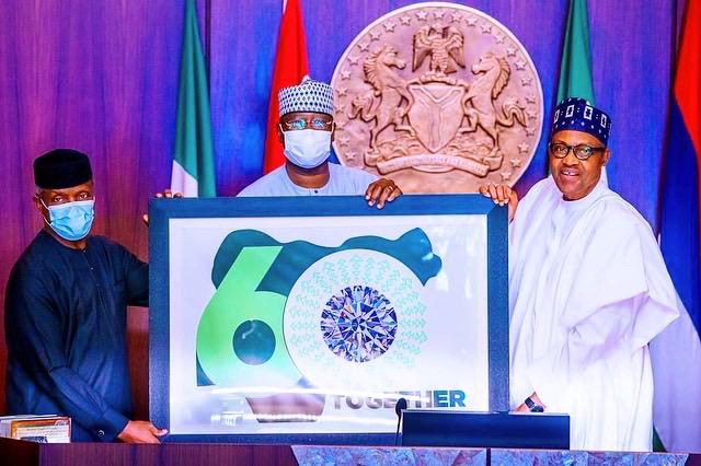 President Buhari Presides Over Virtual Federal Executive Council Meeting & Unveils Nigeria’s 60th Anniversary Logo On 16/09/2020