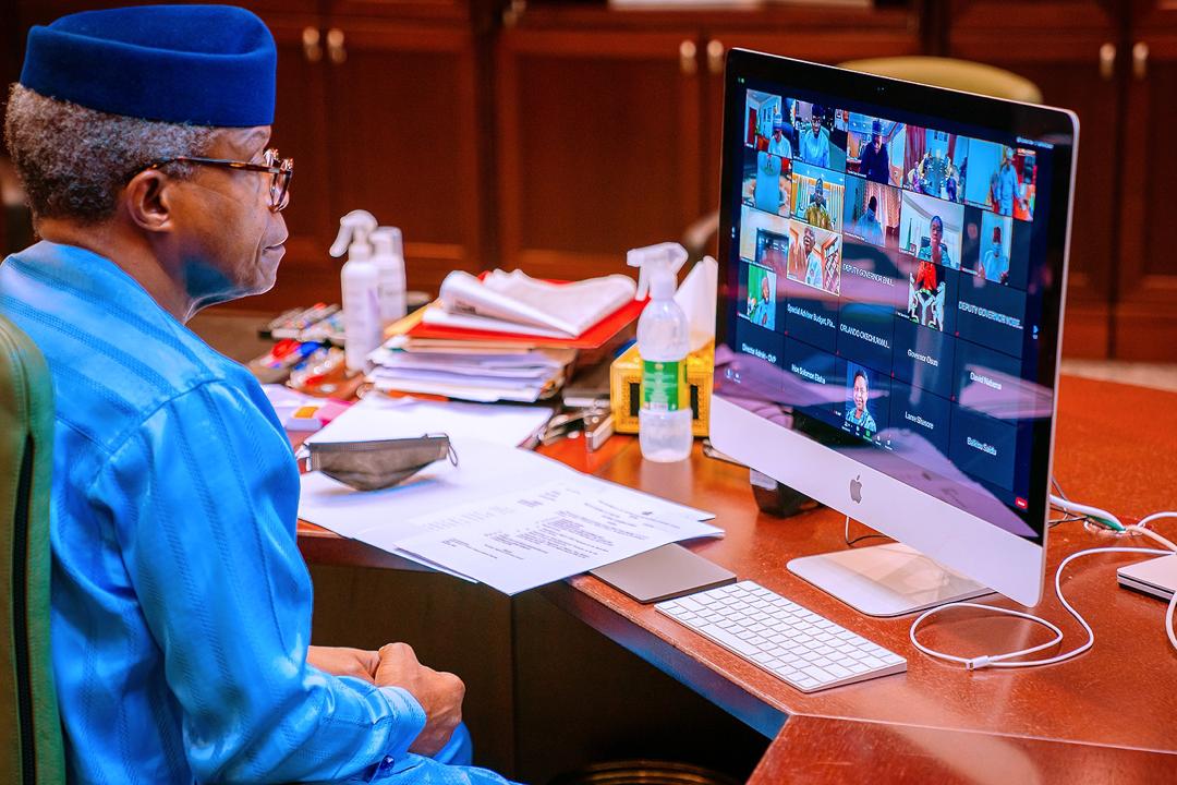 VP Osinbajo Chairs Virtual Meeting Of The National Economic Council On 17/12/2020