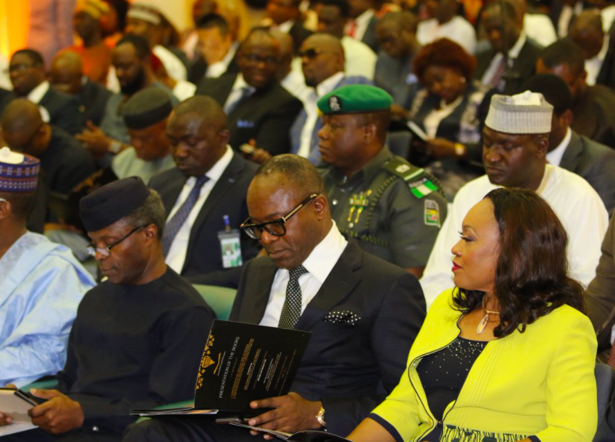 VP Osinbajo Attends Book Launch Of Minister of State, Petroleum Resources, Dr Ibe Kachikwu On 14/11/2016