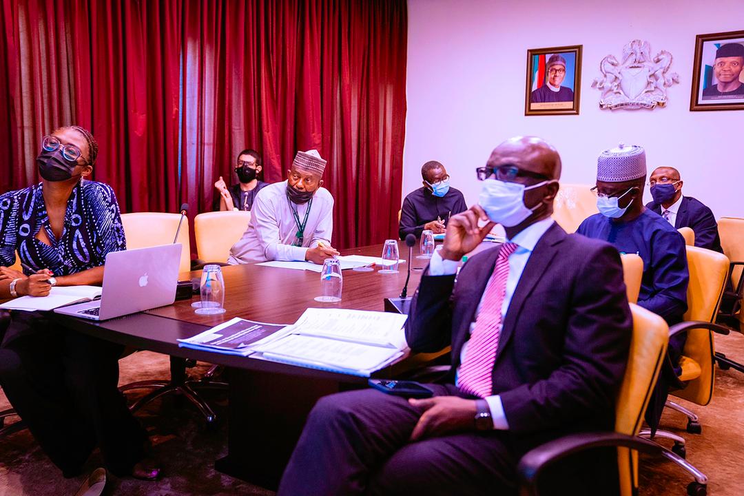 VP Osinbajo Chairs Virtual Meeting Of The Economic Sustainability Committee On 08/02/2021