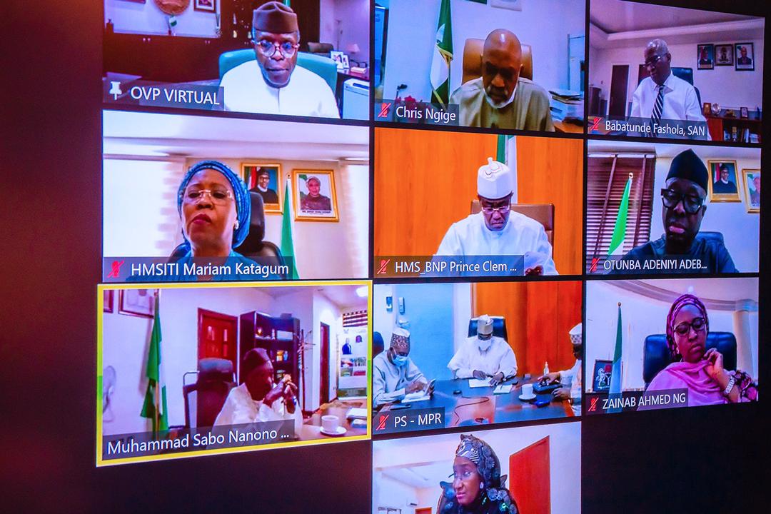 VP Osinbajo Chairs The Economic Sustainability Committee Meeting On 25/03/2021
