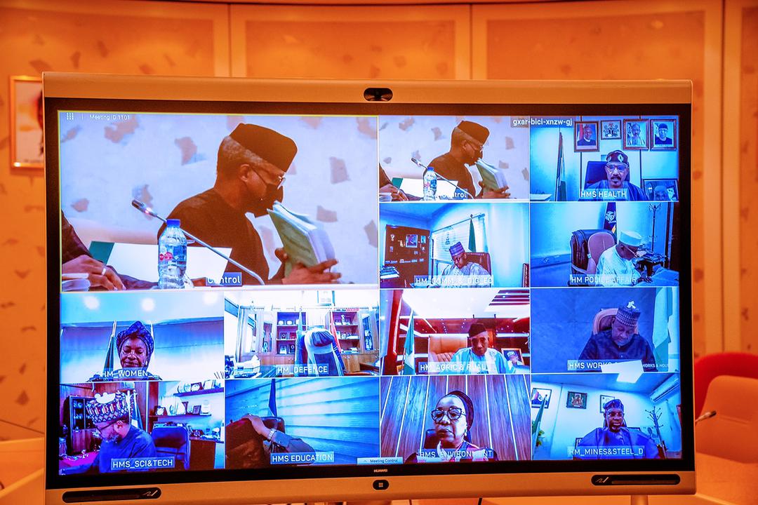 President Buhari Presides Over The Virtual Federal Executive Council Meeting On 02/06/2021