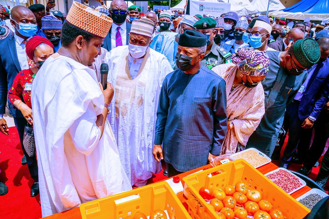 VP Osinbajo Attends The 28th Edition Of MSME Clinic & Commissions Road In Jigawa State On 01/07/2021