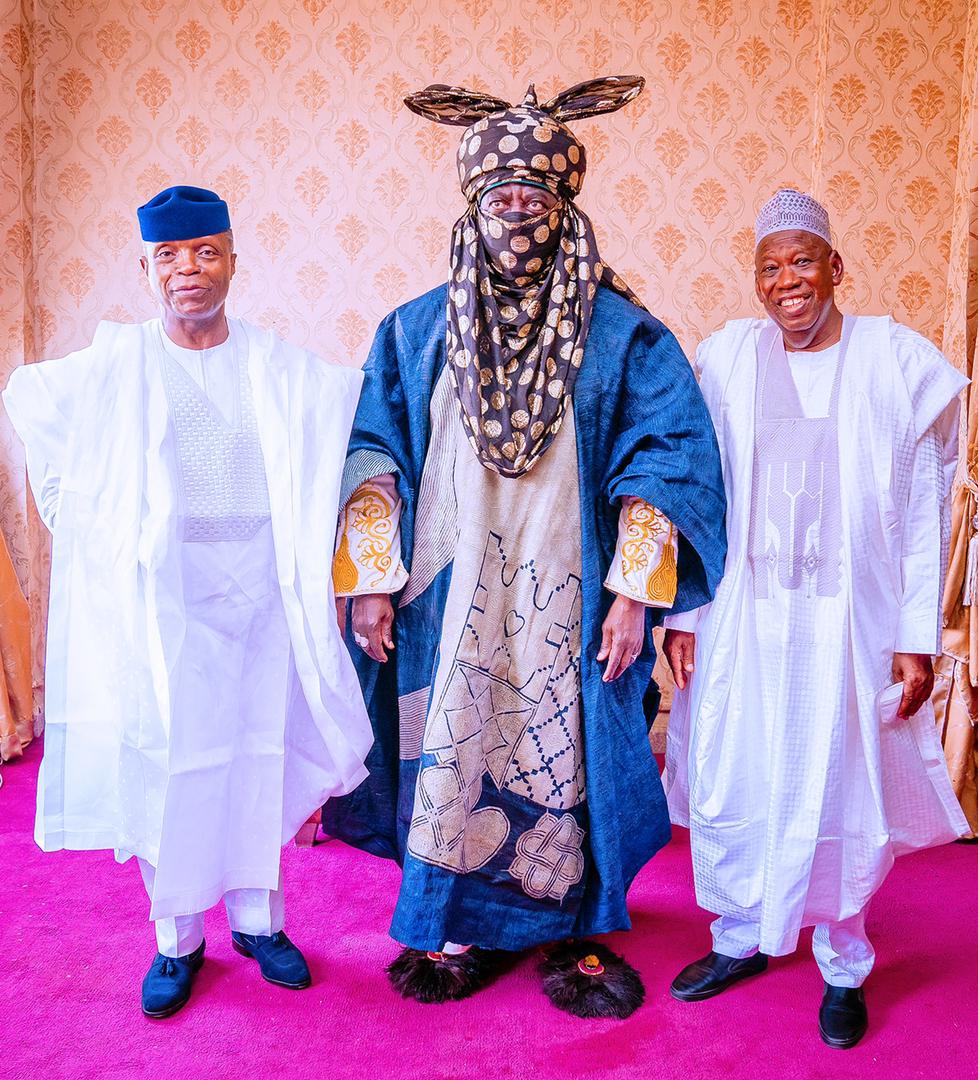 VP Osinbajo In Kano For The Coronation Of The Emir Of Kano, Alhaji Aminu Ado Bayero – 03/07/2021