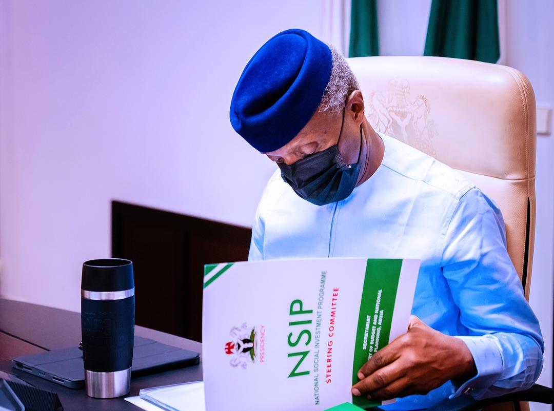 VP Osinbajo At The Inaugural Meeting Of Committee On Poverty Alleviation On 09/07/2021