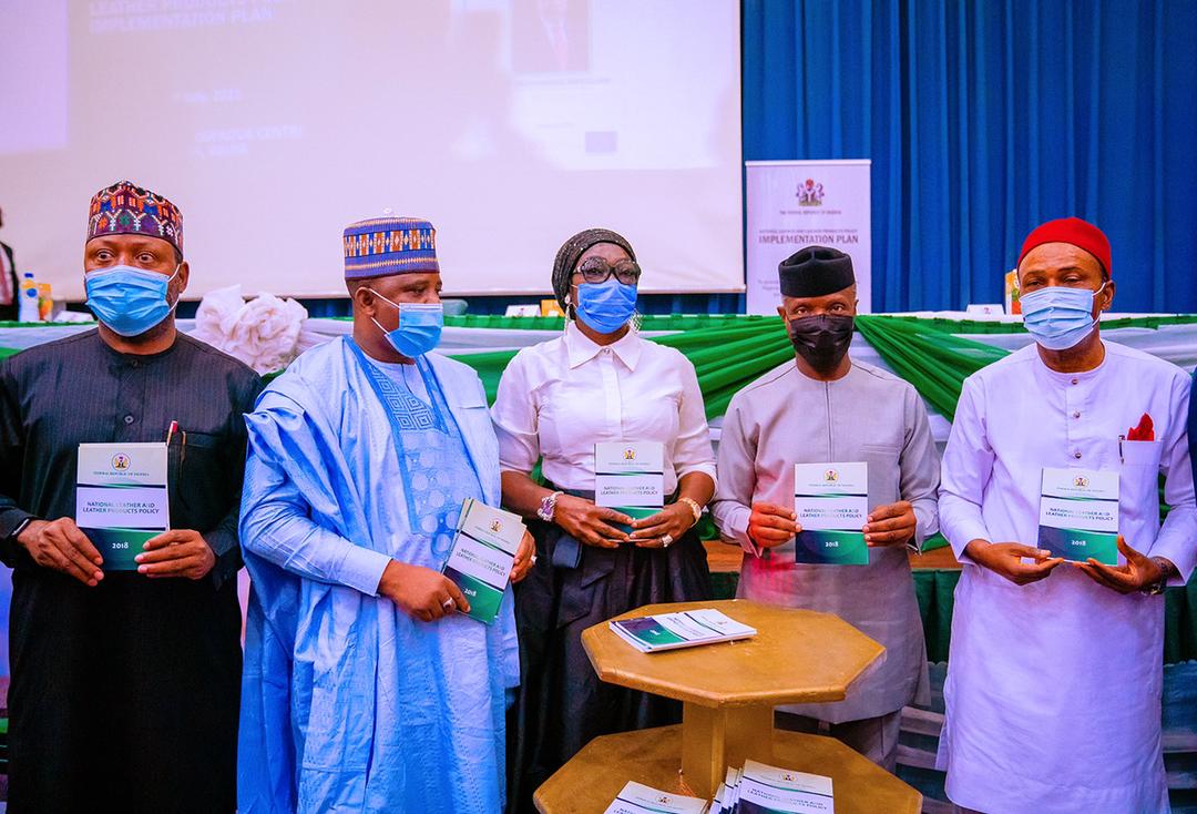 VP Osinbajo Launches National Leather & Leather Products Policy Implementation Plan At Musa Yaradua Centre On 06/07/2021