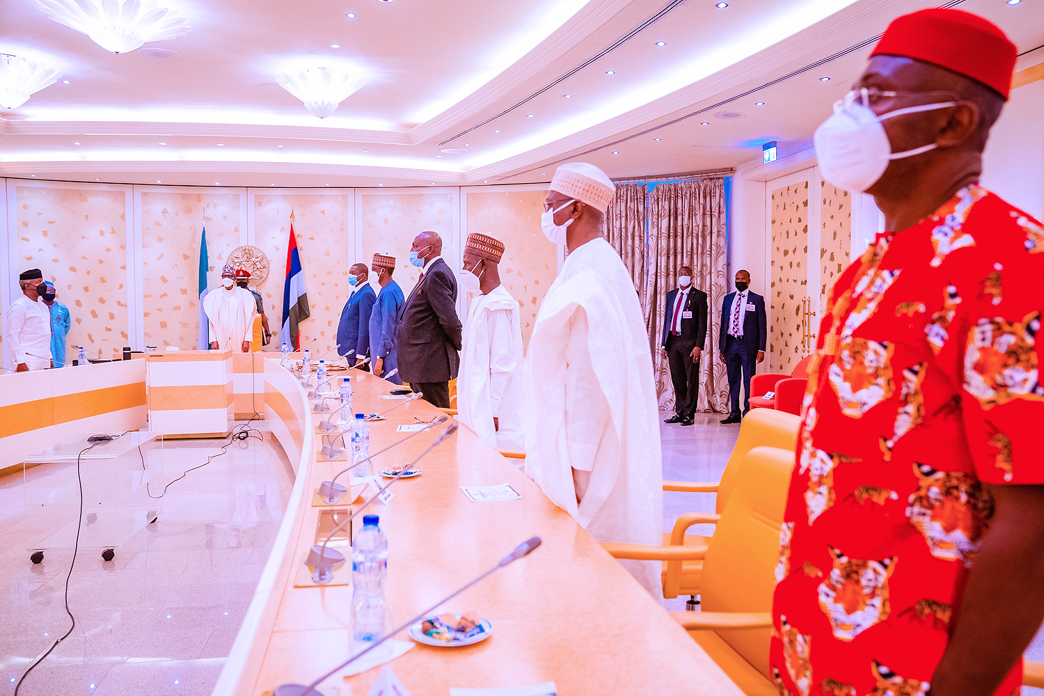 President Buhari Inaugurates Board Of Nigeria Sovereign Investment Authority (NSIA) & Presides Over Federal Executive Council Meeting On 01/09/2021