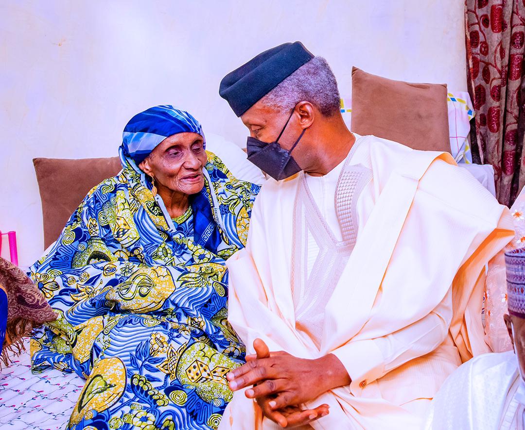 Courtesy Visit To Family Home Of Late President Musa Yar’Adua’s Mother, Hajiya Yar’Adua In Katsina On 30/01/2022
