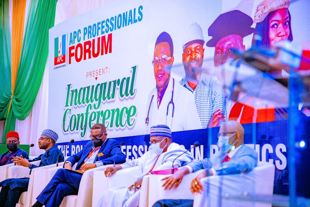 VP Osinbajo Attends The APC Professionals Forum Inaugural Conference In Banquet Hall On 07/02/2022