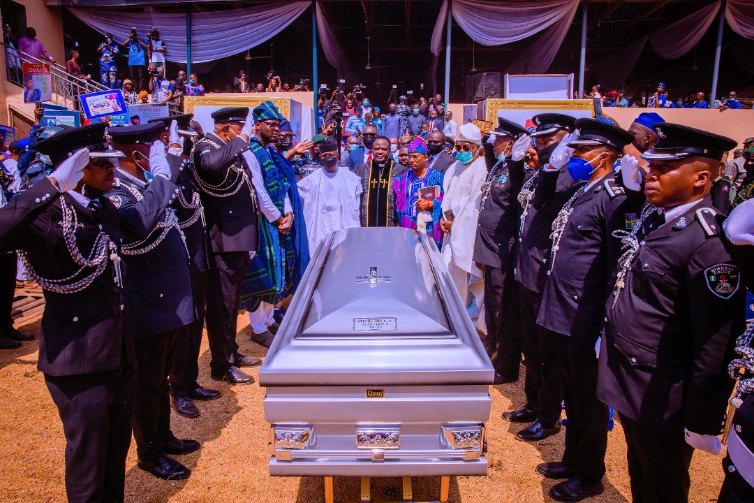 Funeral Service Of Otunba Christopher Alao Akala, Former Governor Of Oyo State In Ogbomoso, On 18/02/2022