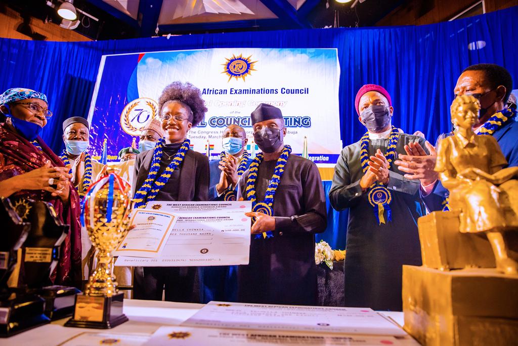 We Must Prepare Our Young People For The Future Through Innovation In Education, Says Osinbajo At WAEC’s 70th Anniversary