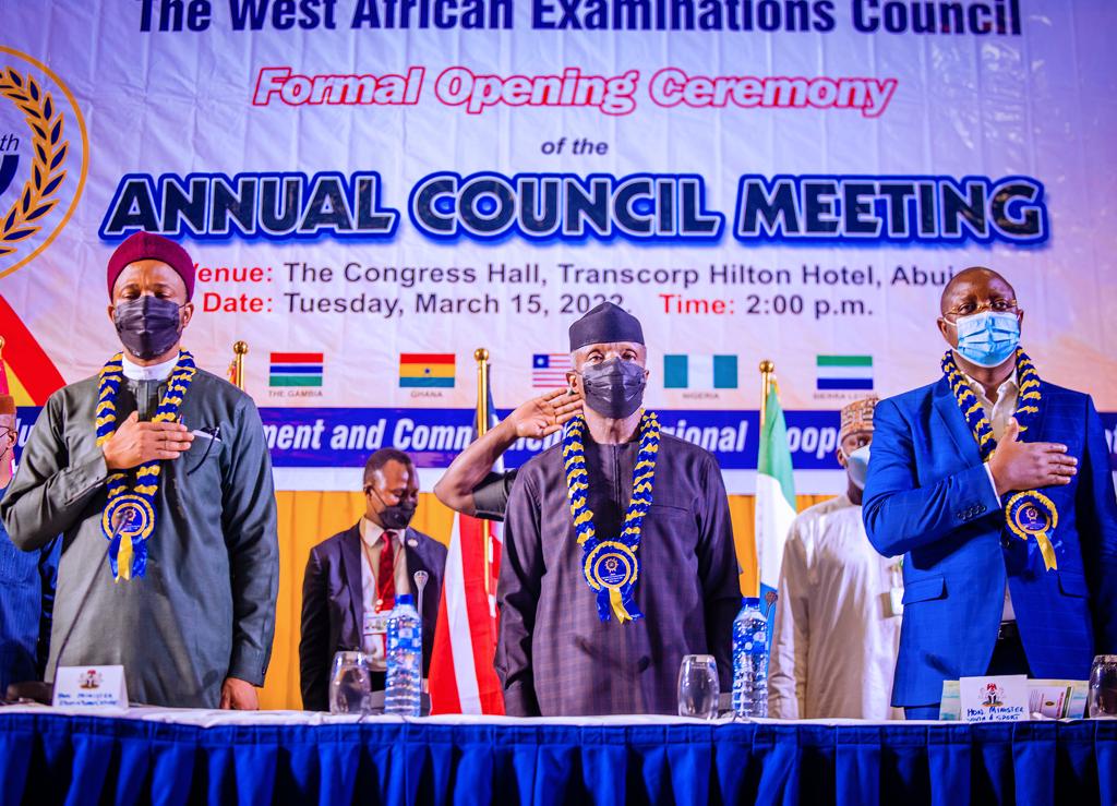 70th Annual Meeting Of The West African Examinations Council, WAEC, On 15/03/2022