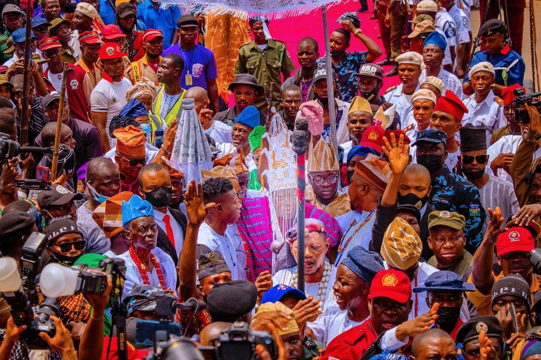 Coronation Of The Olubadan Of Ibadan, Oba Dr. Senator Mohood Olalekan Ishola Balogun Ali-iwo, Alli Okunmade II, In Ibadan On 11/03/2022