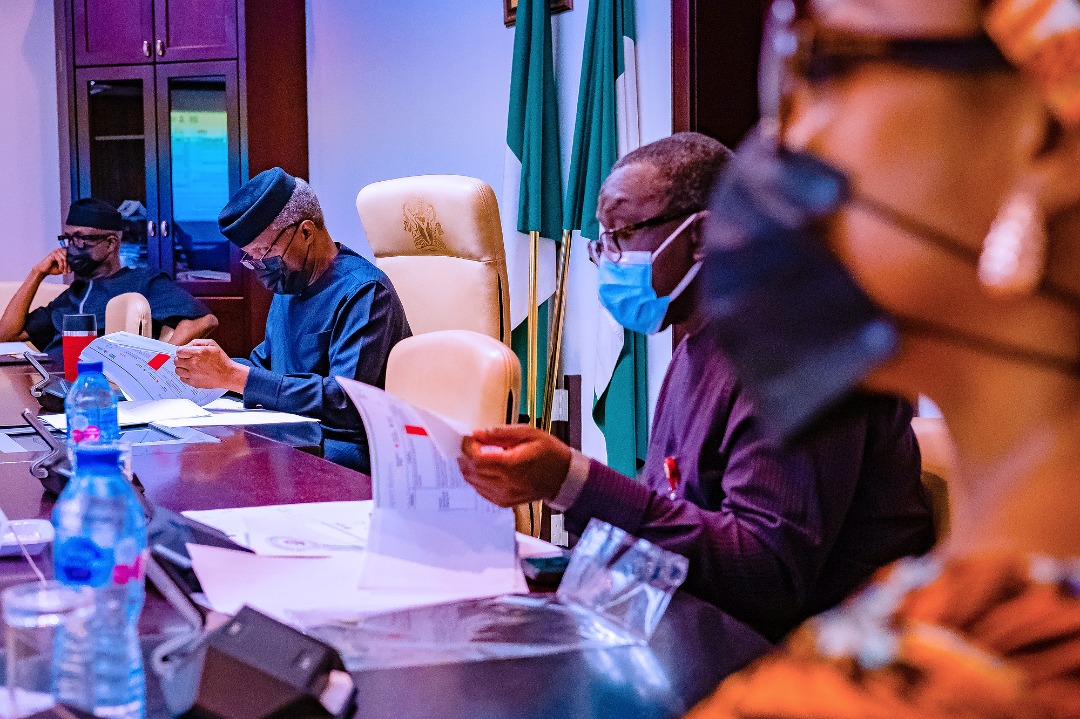 VP Osinbajo Presides Over The Presidential Enabling Business Environment Council (PEBEC) Meeting On 14/03/2022