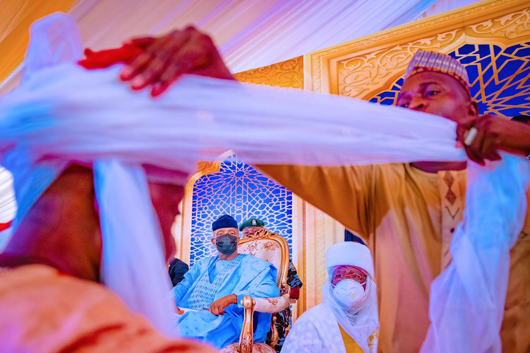 Turbaning Of Dr. Alimi Abdulrasaq As Mutawali Of Ilorin By Emir Of Ilorin, Allhaji Ibrahim Gambari In Kwara State On 18/03/2022