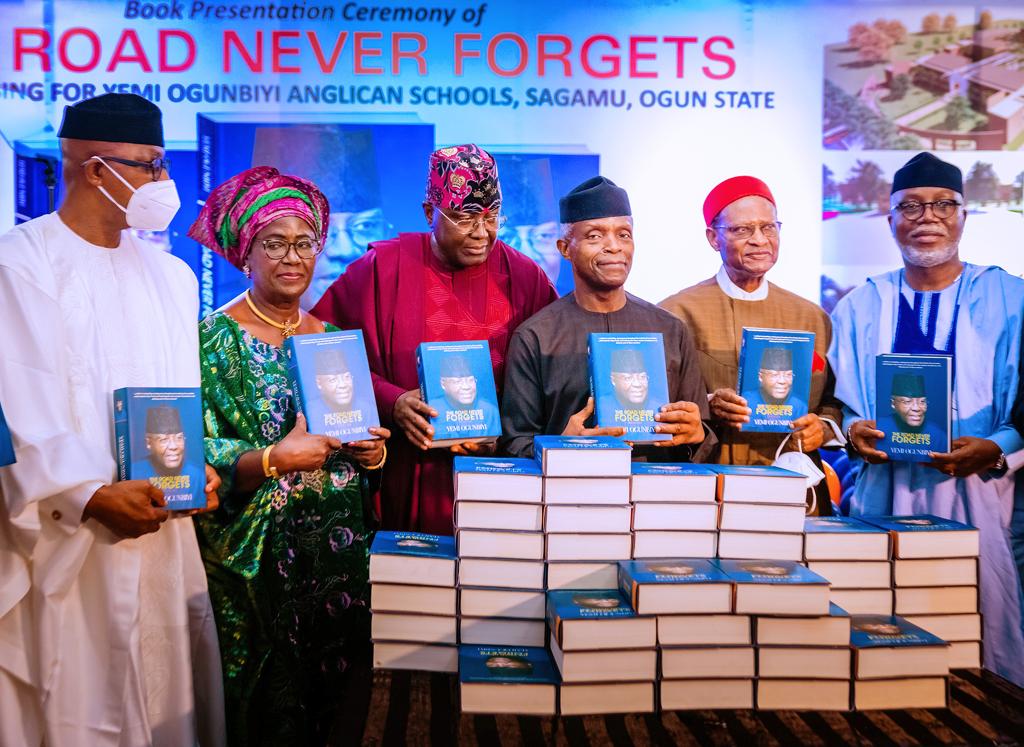 VP Osinbajo Attends The Book Launch, “The Road Never Forgets” By Dr. Yemi Ogunbiyi On 14/04/2022