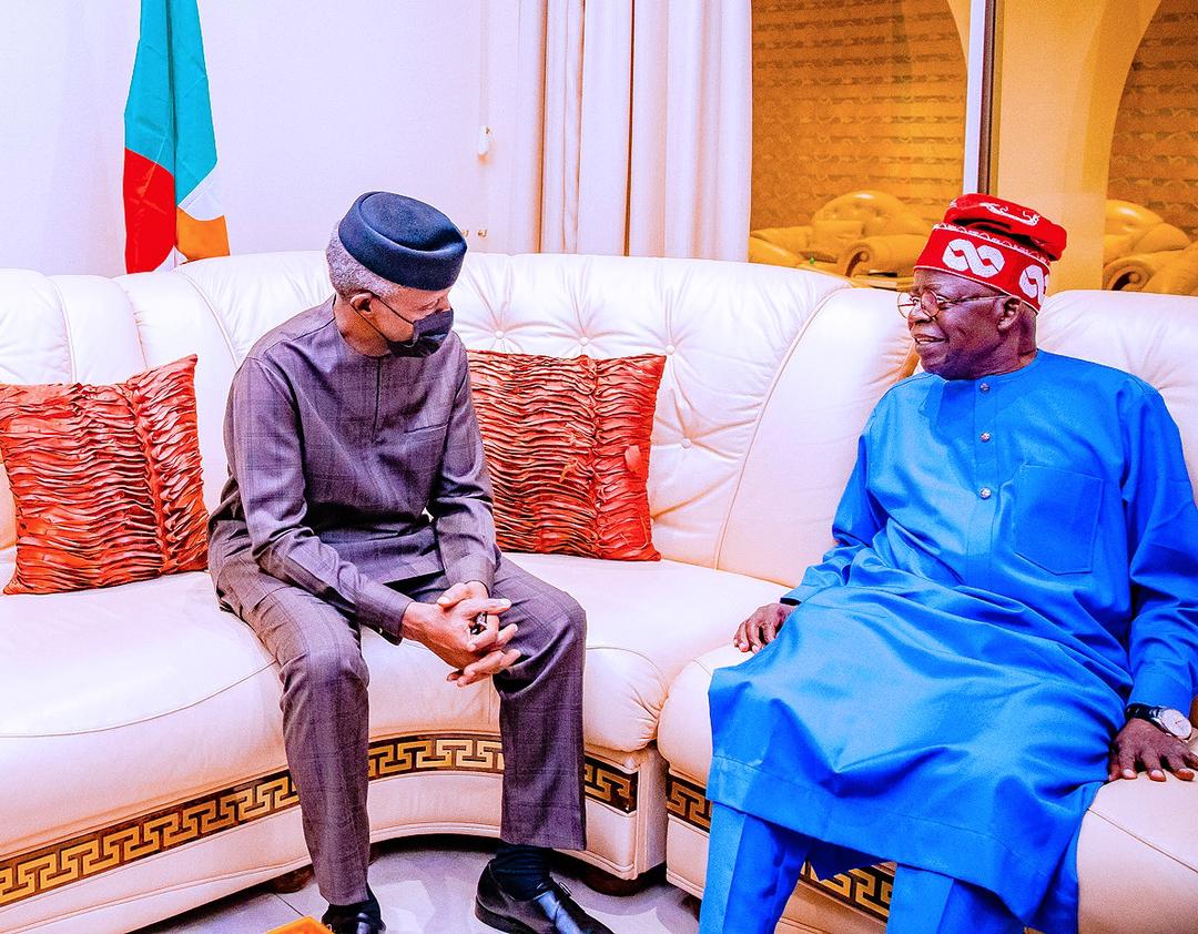 Surprise Visit From Asiwaju Bola Tinubu At VP’s Official Residence On 09/06/2022