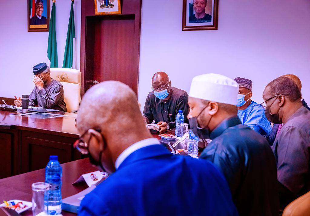 VP Osinbajo Chairs Meeting Of The National Council On Privatization At The State House On 30/06/2022