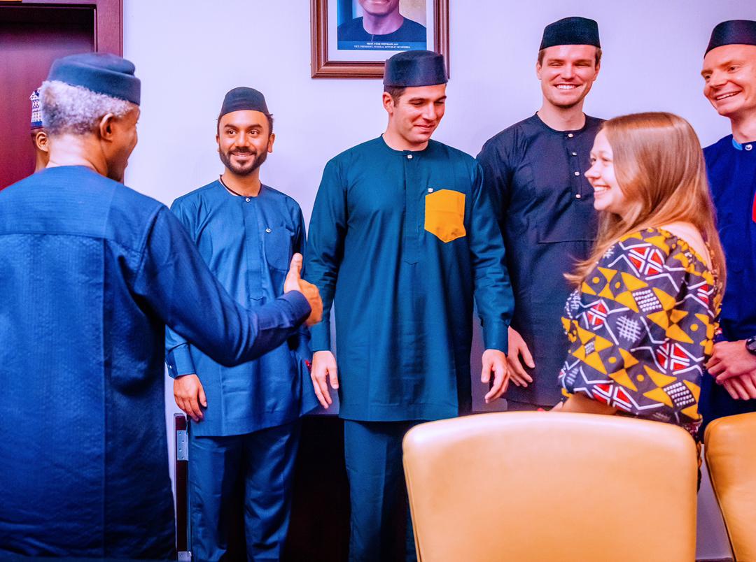 VP Osinbajo Receives Current MBA Students Of Harvard Business School At The State House On 26/08/2022