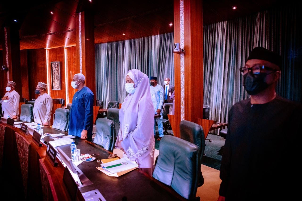 President Buhari Presides Over The Federal Executive Council Meeting On 07/09/2022