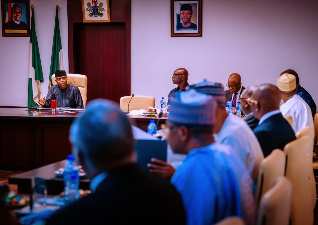VP Osinbajo Presides Over The National Council On Privatization Meeting On 16/12/2022