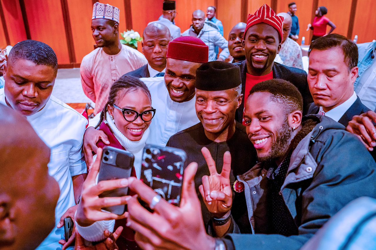 VP Osinbajo Meets And Interacts With Leaders Of The Nigerian Community In Vietnam On 06/12/2022