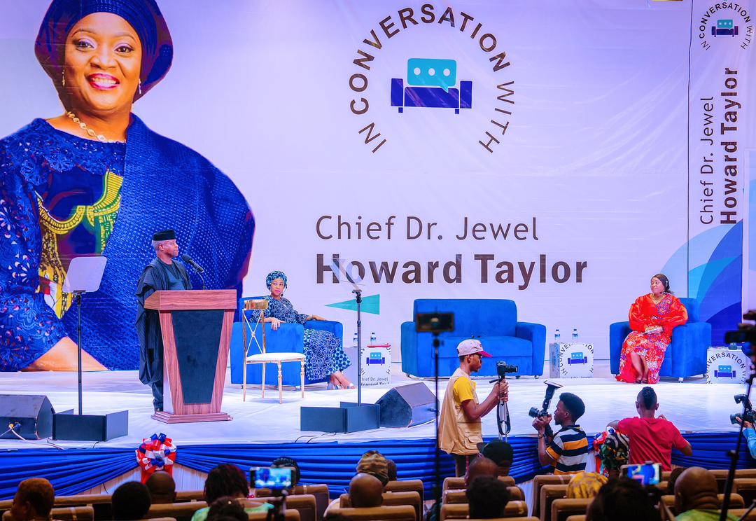 VP Osinbajo In Liberia – Attends Youth Forum Marking 60th Birthday Of Liberian Vice President, Dr. Jewel Howard-Taylor, Meets With President George Weah and Courtesy Visit To Former President, Ellen Johnson Sirleaf On 16/01/2023