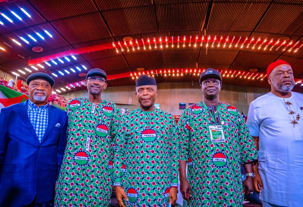 2023 Elections: Osinbajo Lists FG’s Successes In Infrastructure, Harps On APC’s Commitment To Social Protection At NLC’s Delegates Conference
