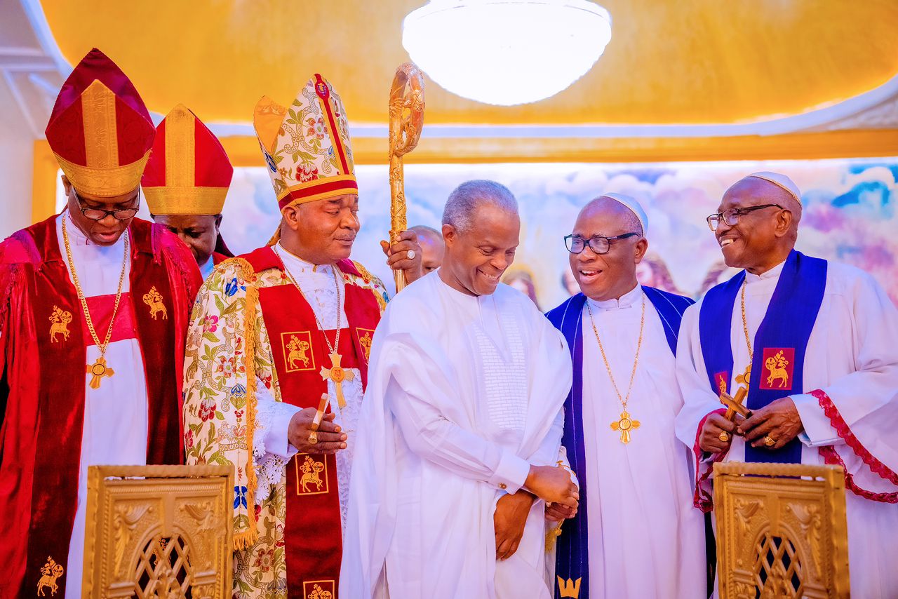 High Positions Are A Call To Service, Says Osinbajo At Enthronement Of Methodist Archbishop