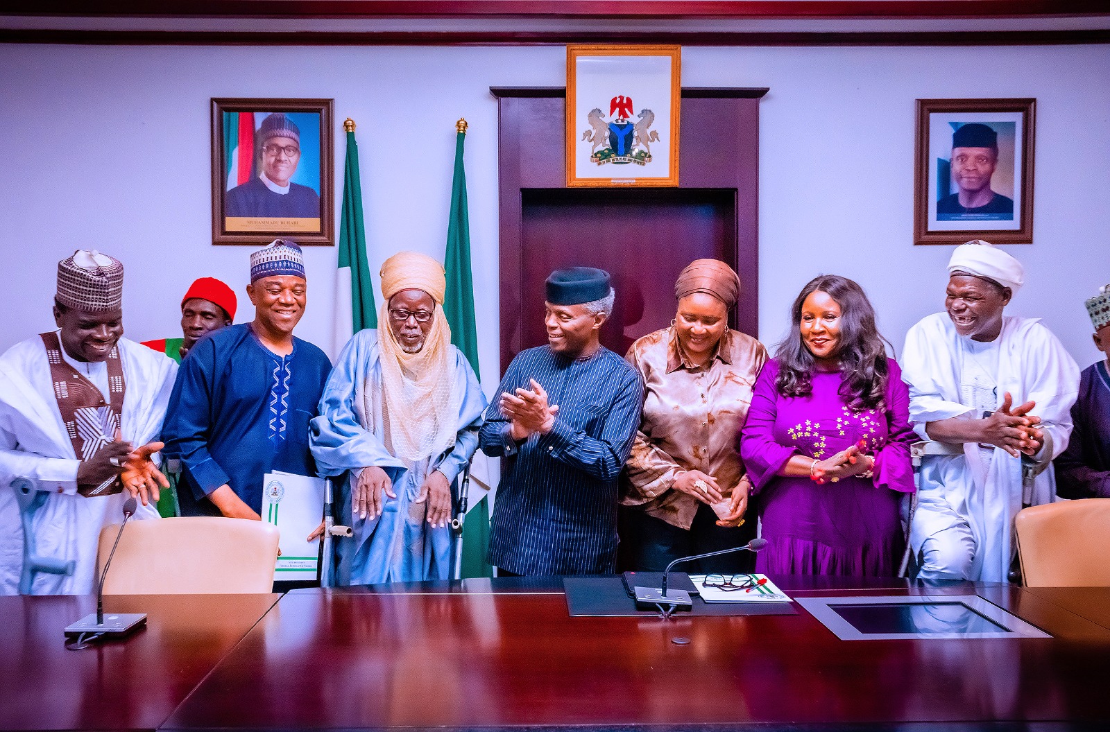 VP Osinbajo Receives In Audience FCT Disabled Community At The State House On 02/03/2023