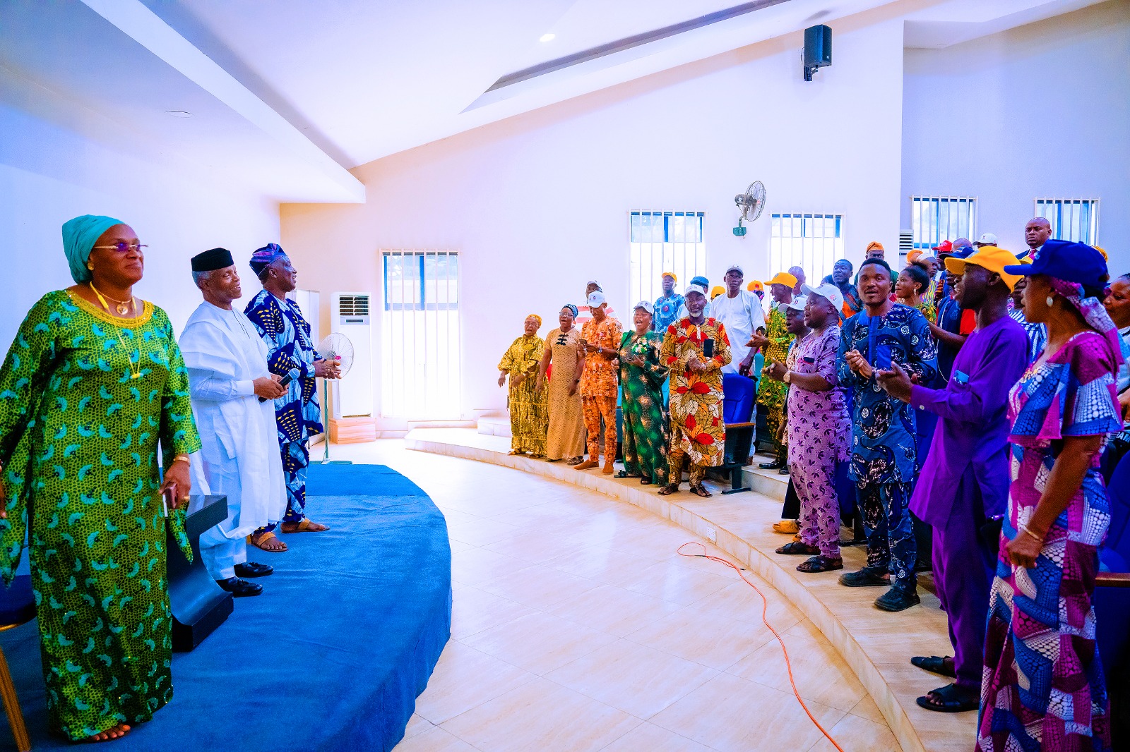VP Osinbajo In Ikenne, Meets Party Leaders Ahead Of Guber, State Assembly Elections