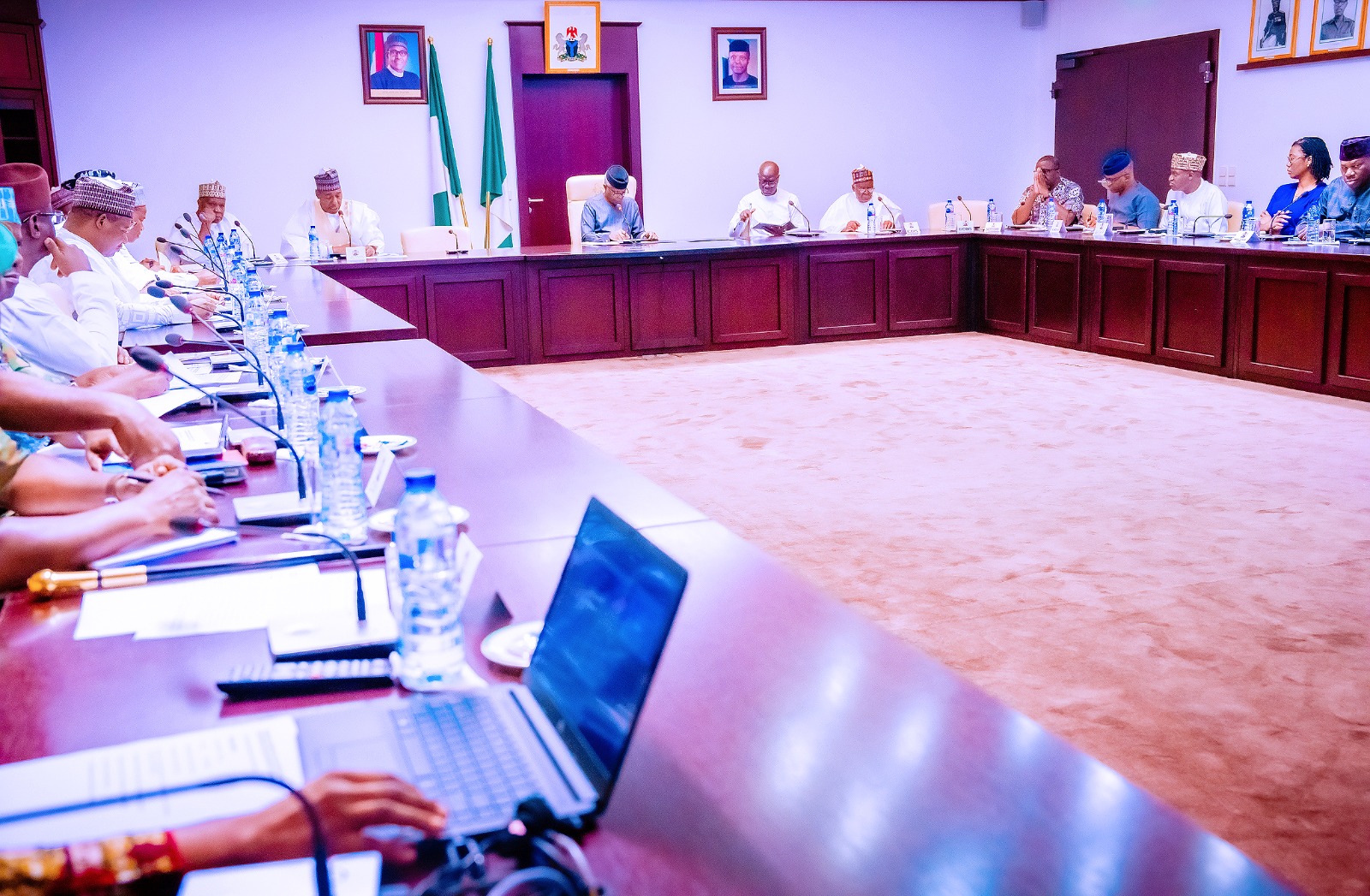 Meeting Of The Presidential Repatriation Committee On The Return Of Northeast Displaced Persons At The State House, Abuja On 31/03/2023