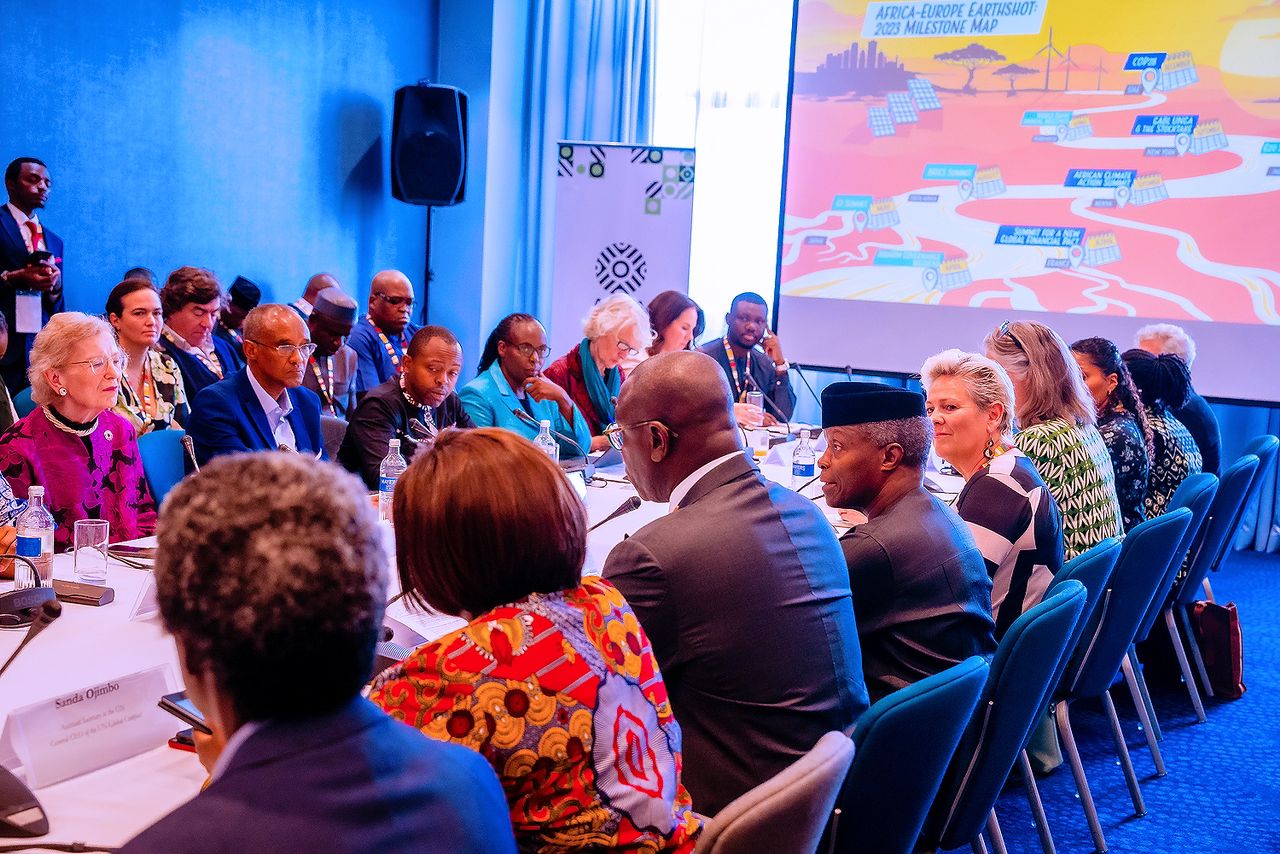 VP Osinbajo Attends The Africa Europe Earthshot: 2023 Milestone Map Conference In Nairobi, Kenya On 30/04/2023