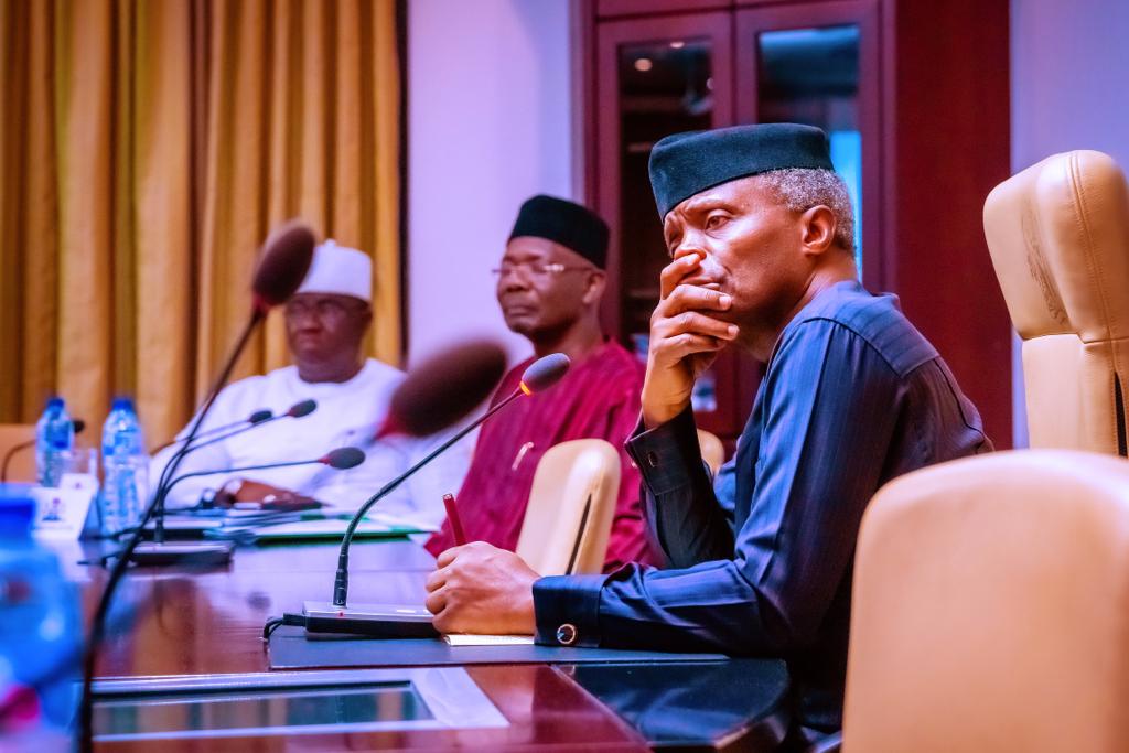 VP Osinbajo Presides Over The National Poverty Reduction With Growth Strategy Steering Committee Meeting At The State House, Abuja On 12/04/2023