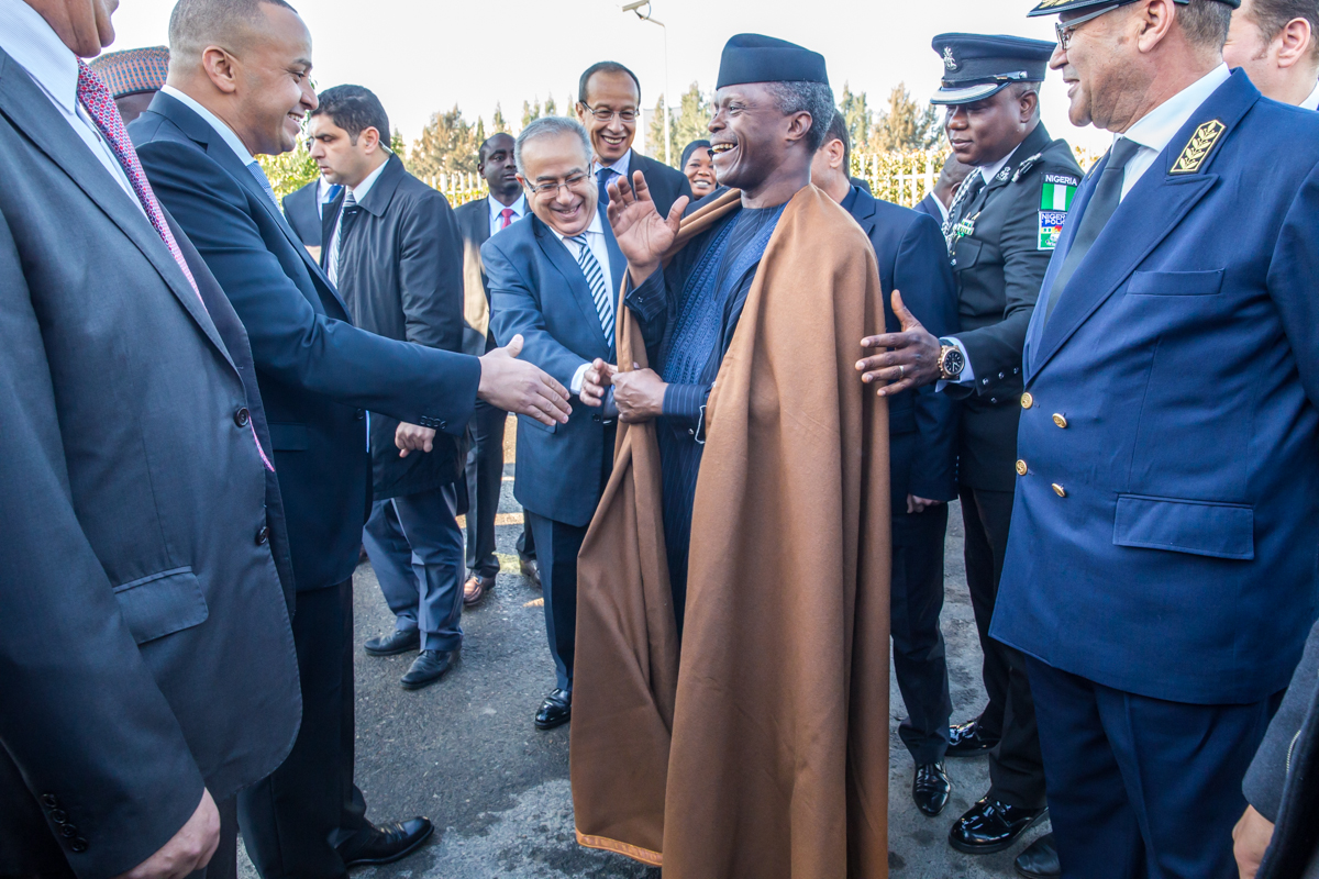 VP Osinbajo In Algeria; Meets With President Abdellaziz Bouteflika, Visits Bellat Food Processing Complex & Meets With African Community Representatives On 14/12/2016