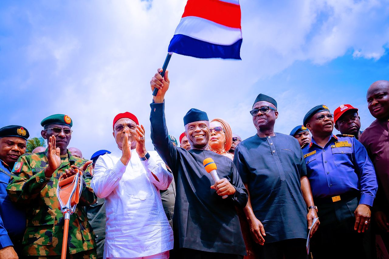 VP Osinbajo Visits Imo State For The Flag-off Of Dredging Project Of Oguta Lake/ Orashi River To The Atlantic Ocean On 11/05/2023