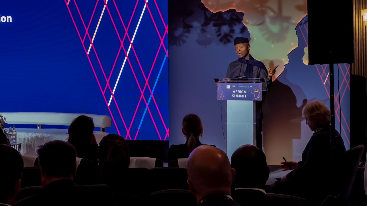 As Special Guest At FT Summit On Africa, Osinbajo Harps On Climate-Positive Growth Potential